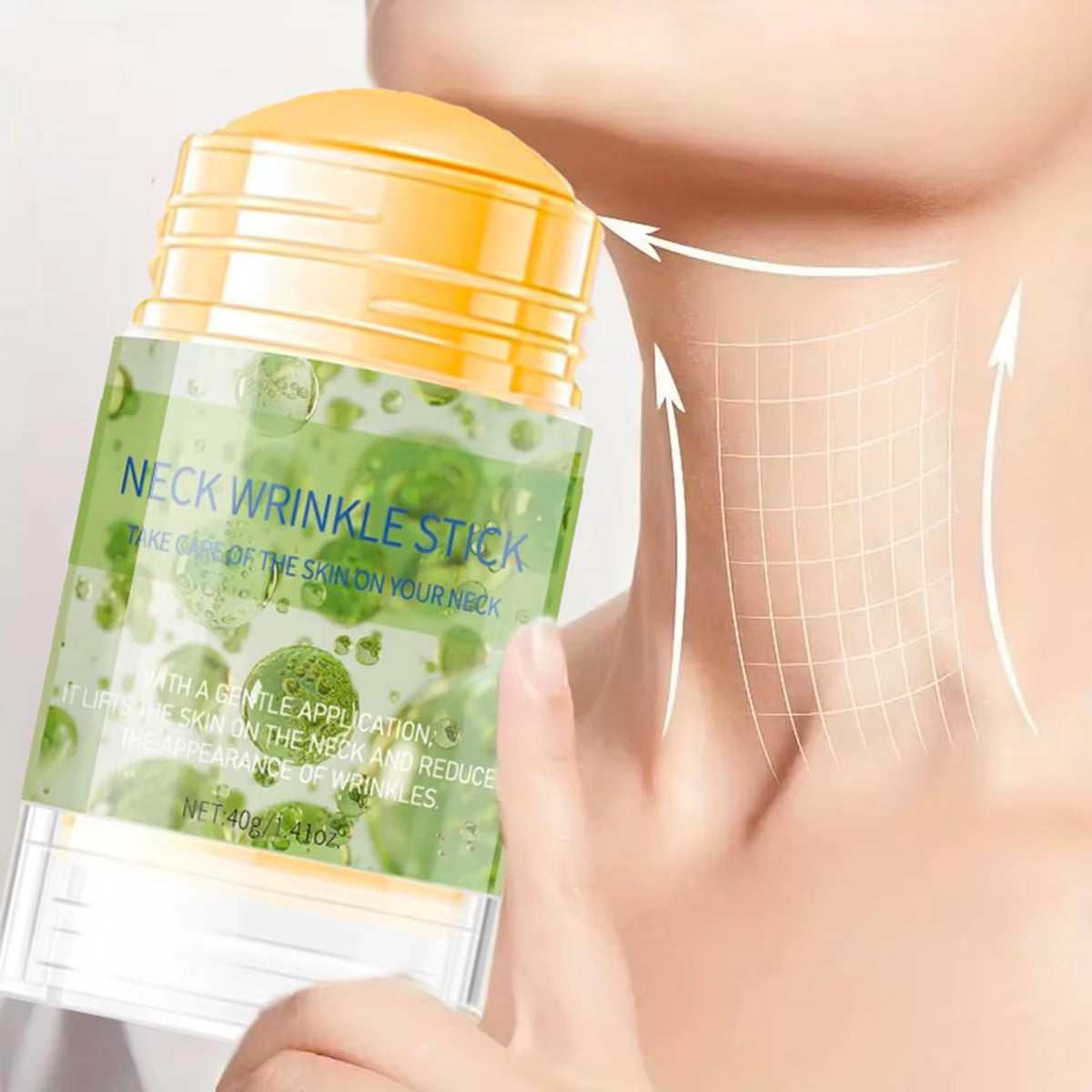 Neck Lifting Cream Stick – Firming, Anti-Wrinkle & Moisturizing Balm for Smooth, Youthful Neck Look, Easy Daily Skincare Use